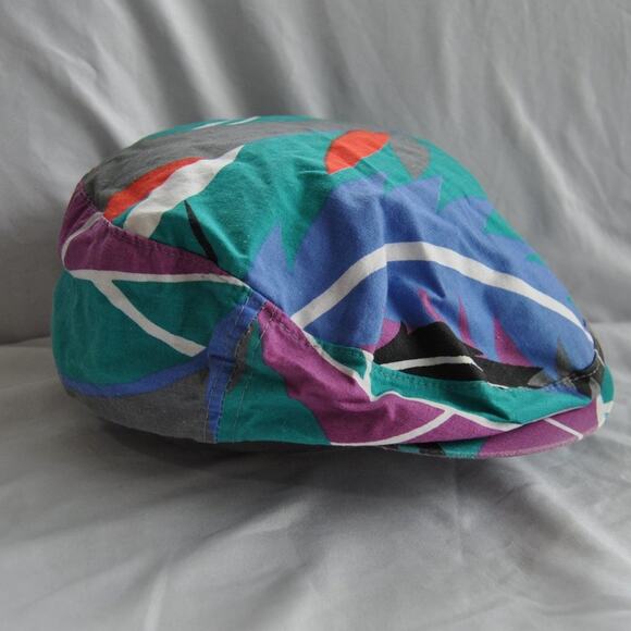 Abstract Medium Teal, Blue, & Gray Colorful Barre - Picture 3 of 8